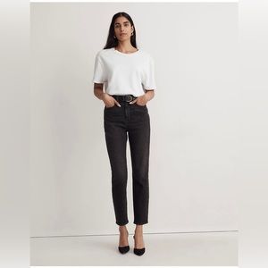 Madewell Mom Jeans in Black, Size 26